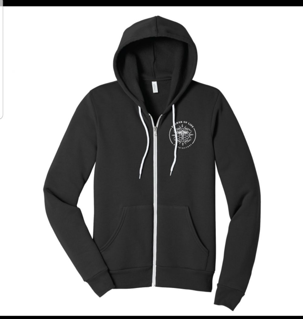 Flower Of Life Hoodie (Black)