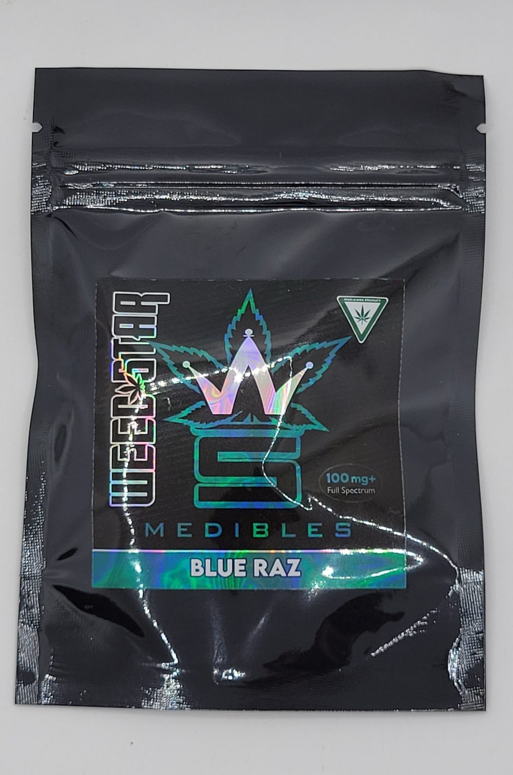 150mg Blue Razz Gummy Block (Weed Star)