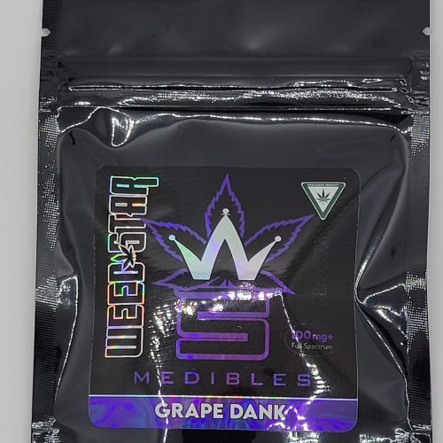 150mg Grape Dank Gummy Block (Weed Star)