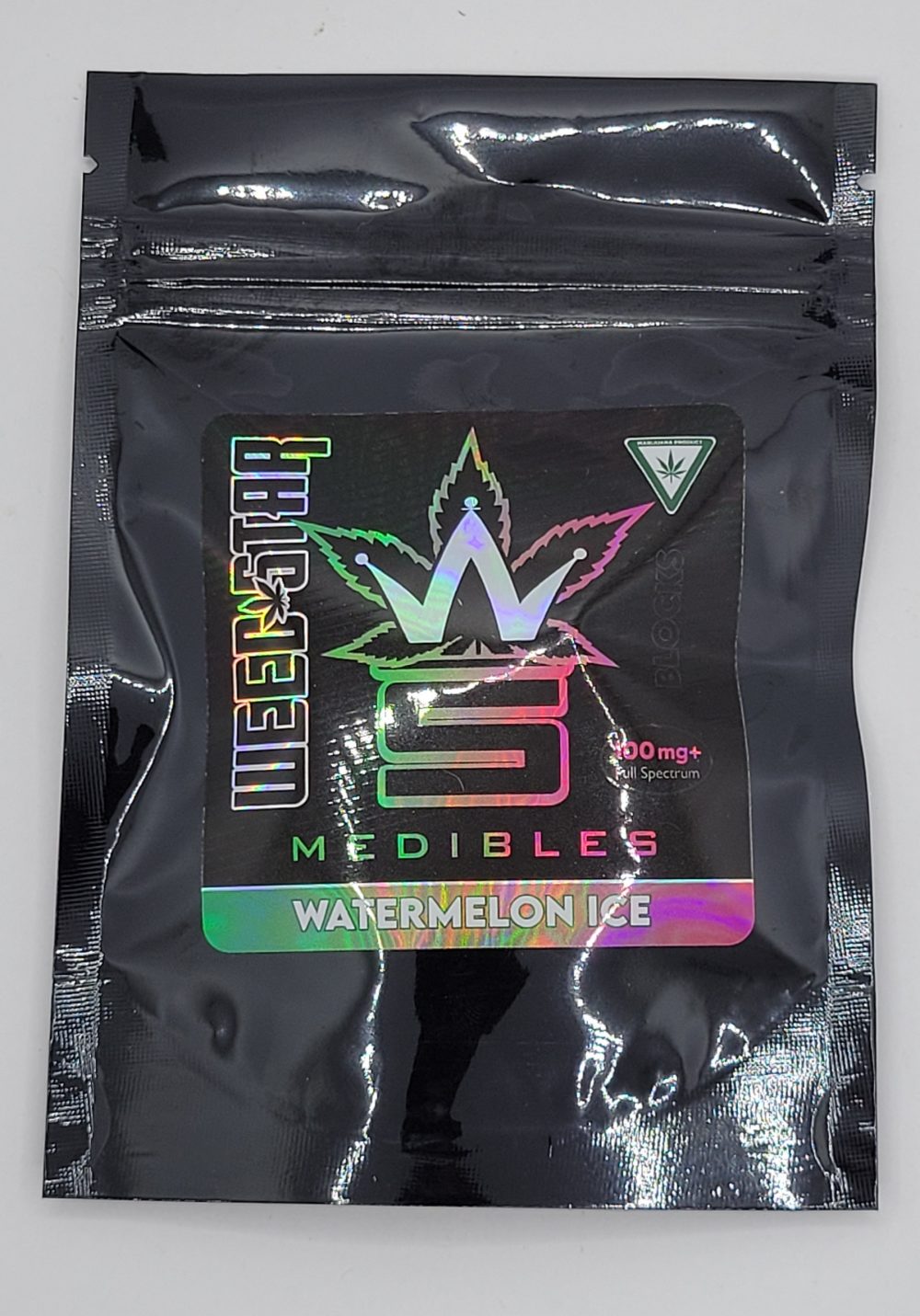 150mg Watermelon Ice Gummy Block (Weed Star)