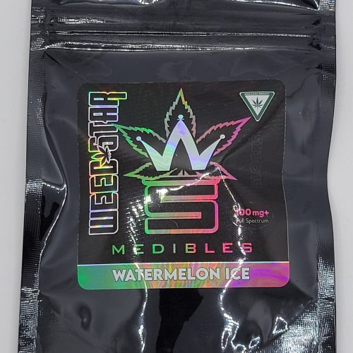 150mg Watermelon Ice Gummy Block (Weed Star)