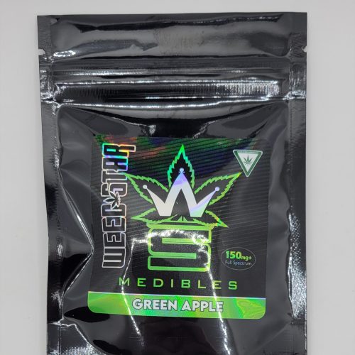 150mg Green Apple Gummy Block (Weed Star)