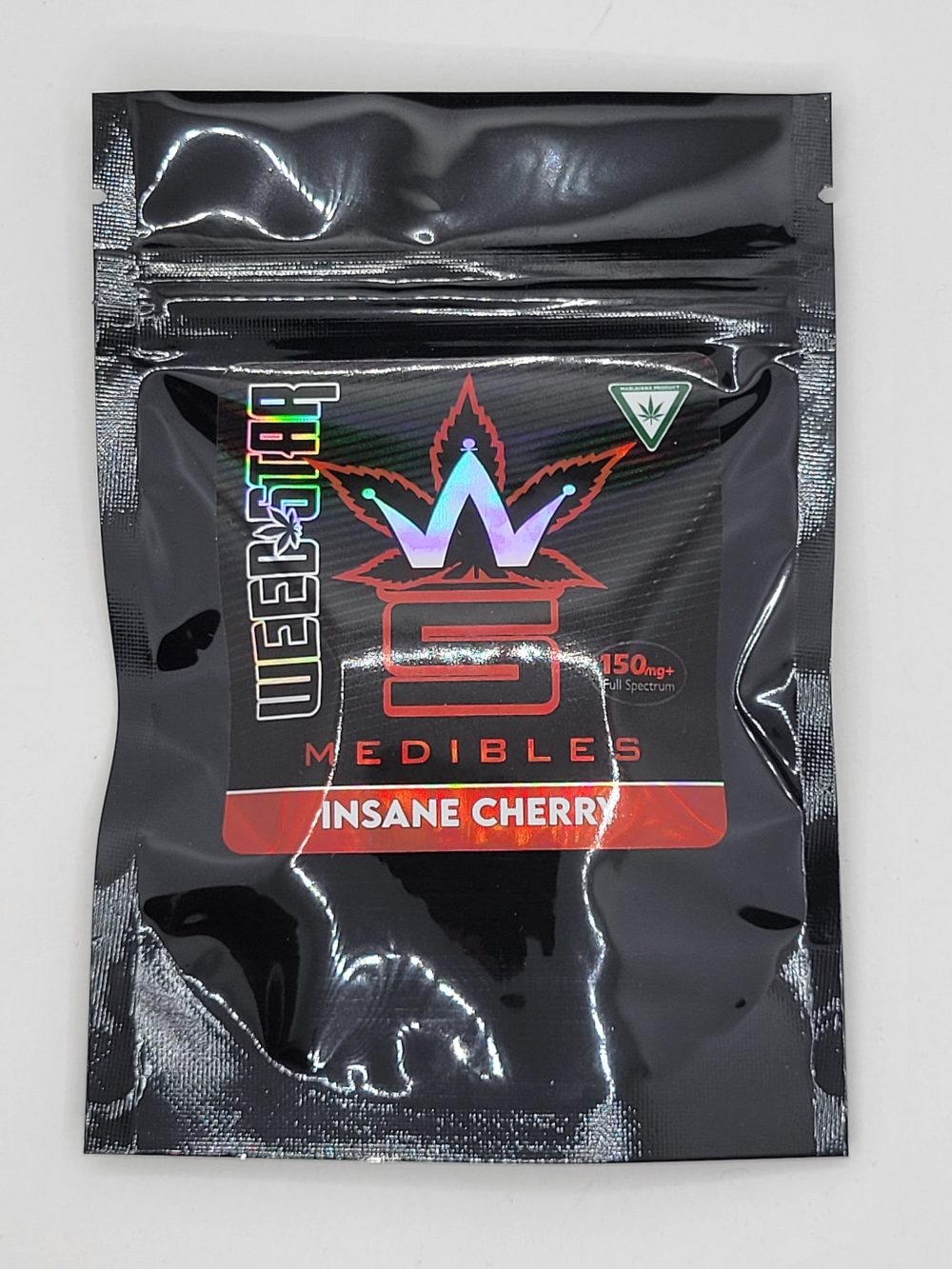 150mg Insane Cherry Gummy Block (Weed Star)
