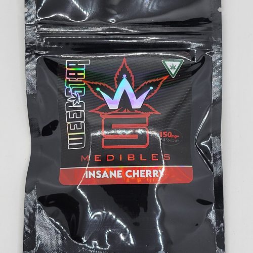 150mg Insane Cherry Gummy Block (Weed Star)
